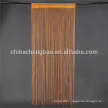 China supplier various colors noodle shape beads curtain